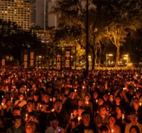 Represión policial de la vigilia del aniversario de Tiananmen en Hong Kong