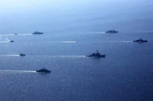 Barcos de la OTAN en los buques del Mar Negro